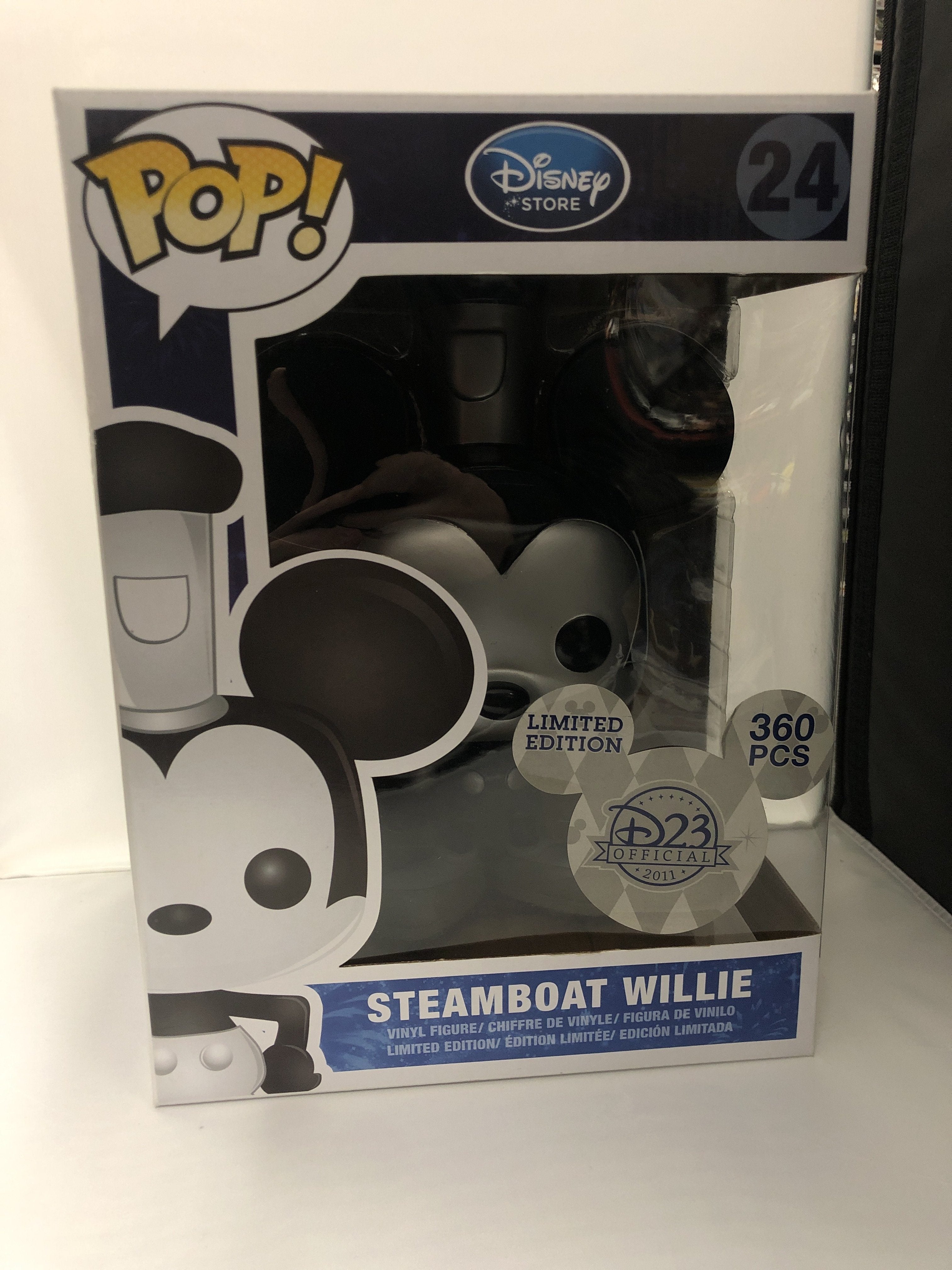 Funko Pop! Disney Giant Steamboat Willie Mickey Mouse Silver
