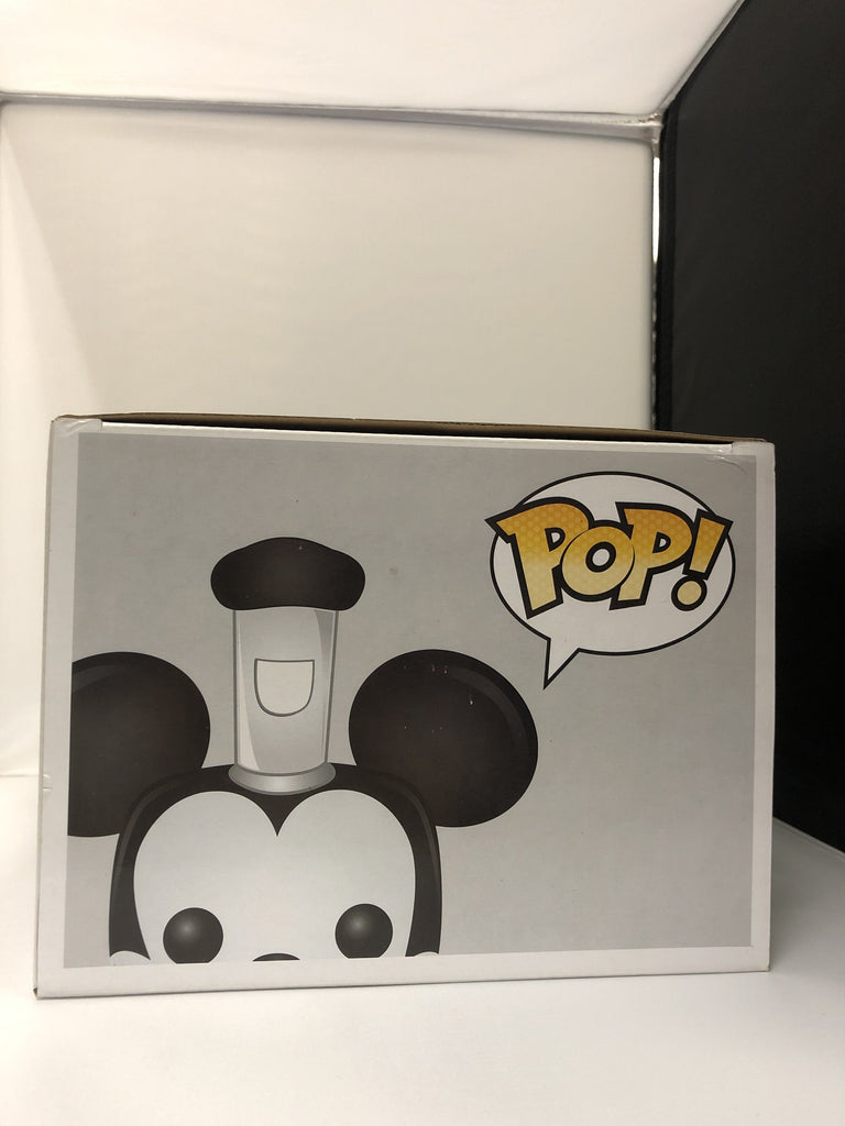 Funko Pop! Disney Giant Steamboat Willie Mickey Mouse Silver Metallic D23 Exclusive *Damaged Box* #24 Funko 