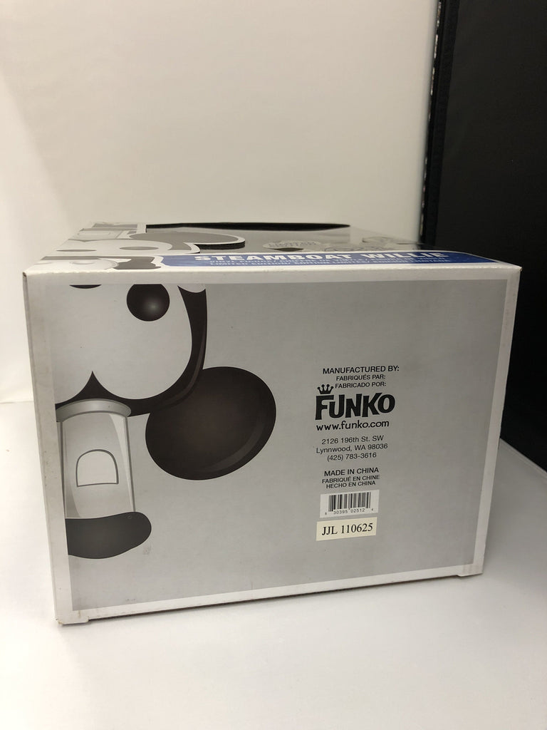 Funko Pop! Disney Giant Steamboat Willie Mickey Mouse Silver Metallic D23 Exclusive *Damaged Box* #24 Funko 