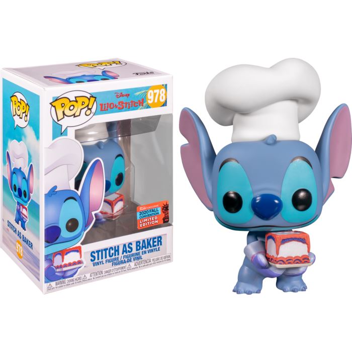 Funko Pop! Disney Lilo and Stitch Baker Stitch Fall Convention Exclusive #978