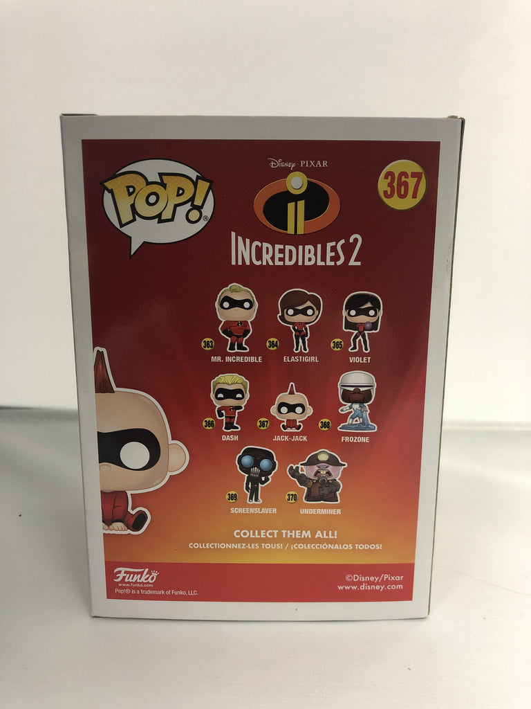 Funko Pop! Disney Metal Jack-Jack Game Planet Exclusive #367 Disney Funko 