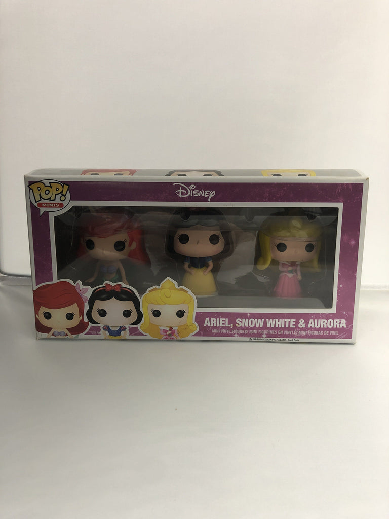Funko Pop! Disney Minis Ariel, Snow White, and Aurora Mini 3 Pack