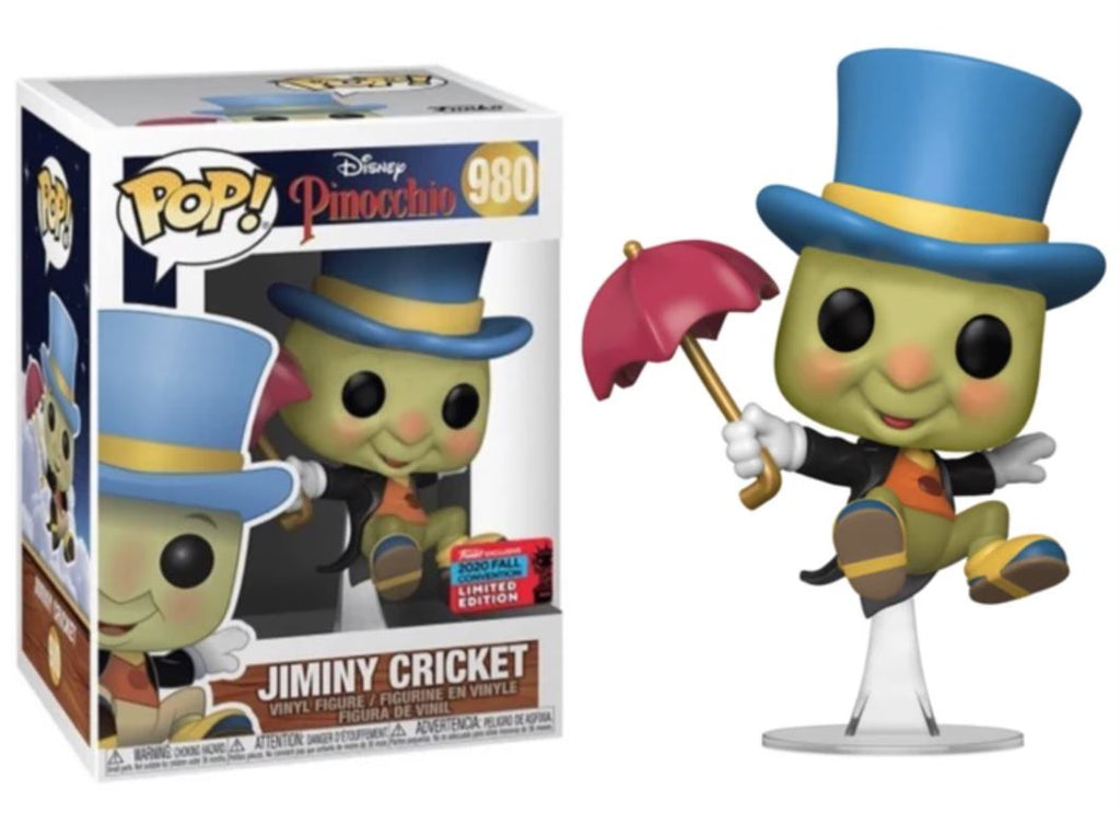 Funko Pop! Disney Pinocchio Jiminy Cricket Fall Convention Exclusive #980