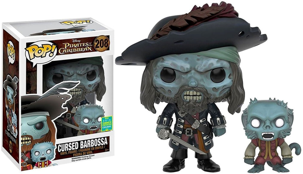 Funko Pop! Disney Pirates of the Caribbean Cursed Barbossa Exclusive #208