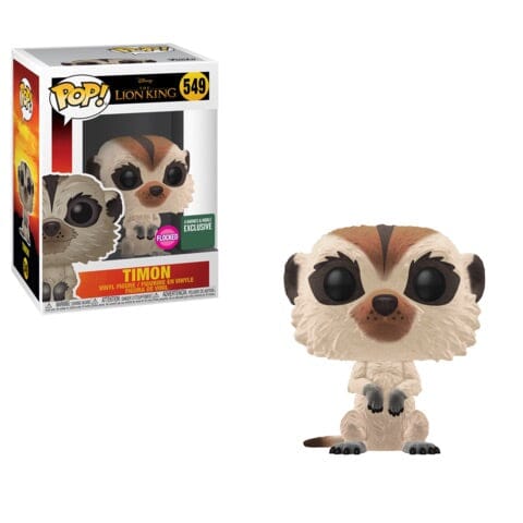 Funko Pop! Disney The Lion King (Live Action) Timon Flocked Exclusive #549