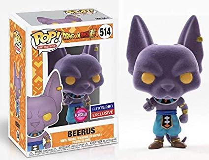 Funko Pop! Dragon Ball Super Beerus Flocked Funimation Exclusive #514