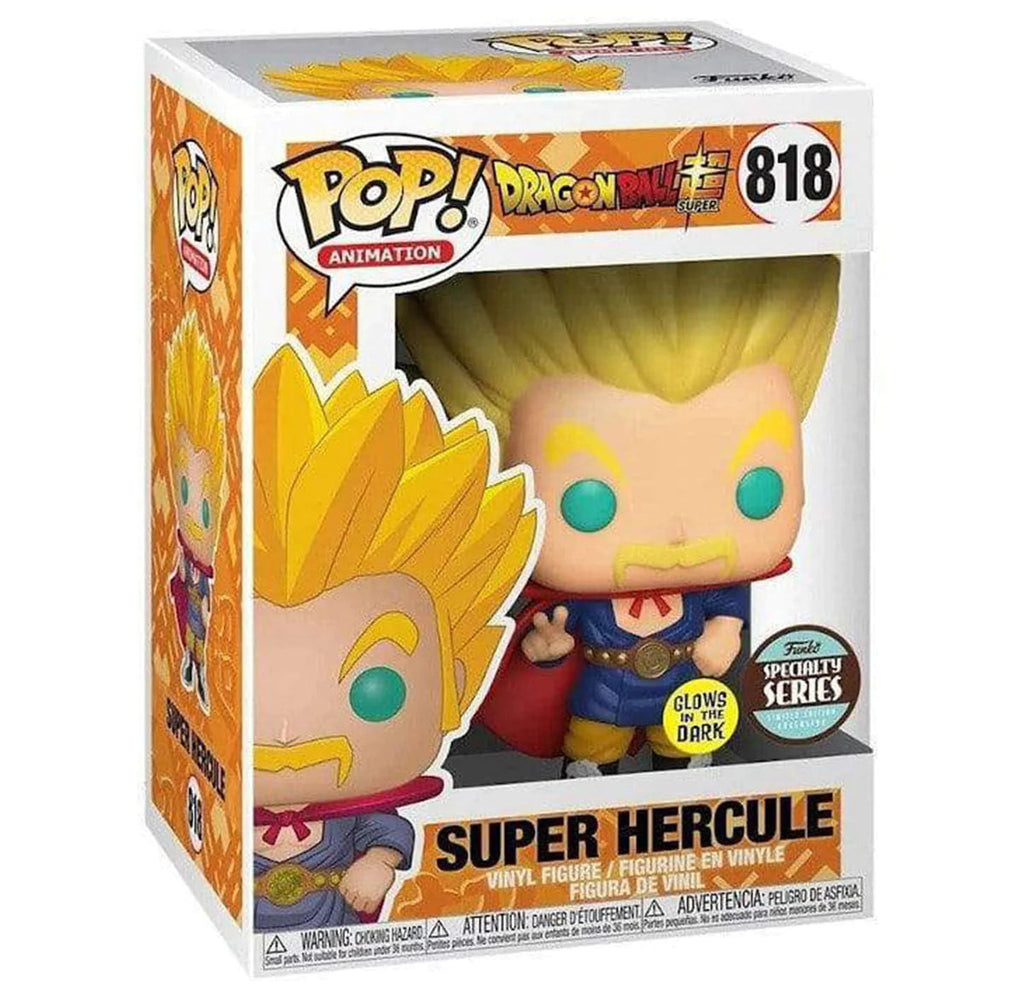 Funko Pop! Dragon Ball Super Hercule Super Saiyan Glow in the Dark Specialty Series Exclusive #818