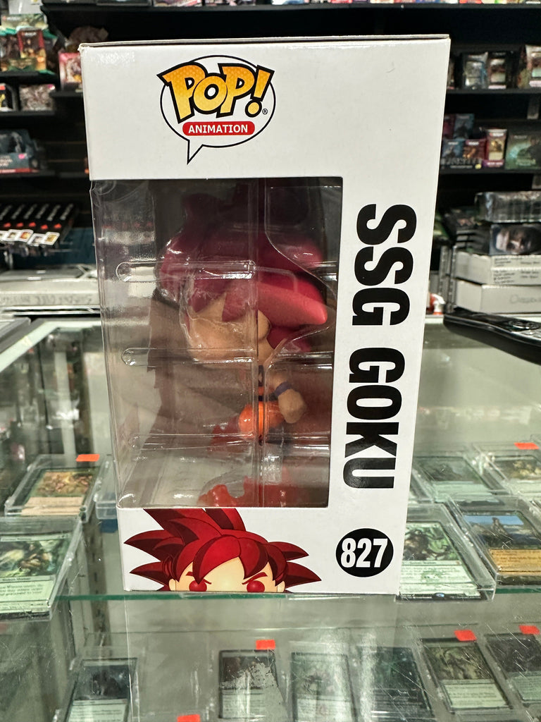 Funko Pop! Dragon Ball Super SSG Goku SDCC (Official Sticker) Exclusive #827 Funko 