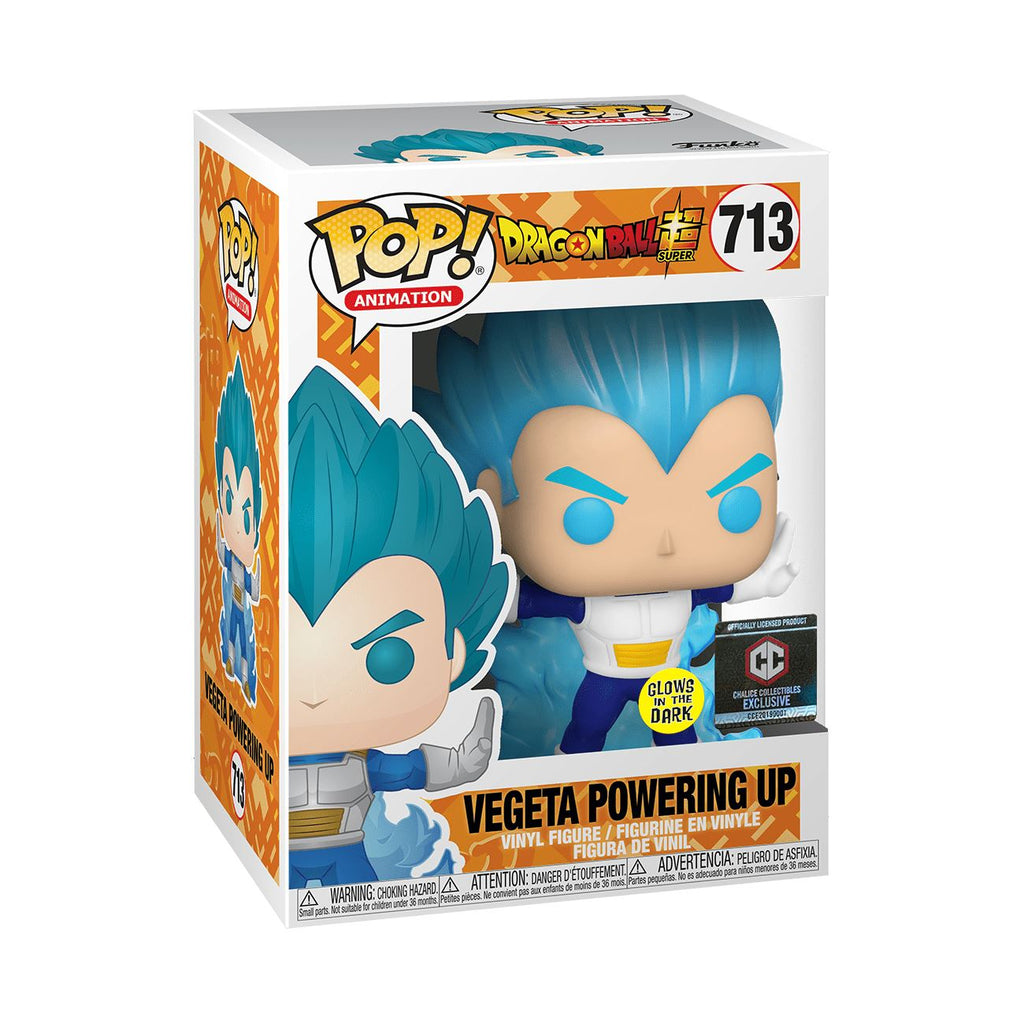 Funko Pop! Dragon Ball Super Vegeta Powering Up Glow in the Dark Exclusive #713