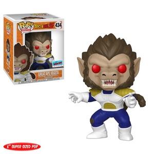 Funko Pop! Dragon Ball Z DBZ Great Ape Vegeta NYCC (Official Sticker) Exclusive #434 (Shelf Wear)