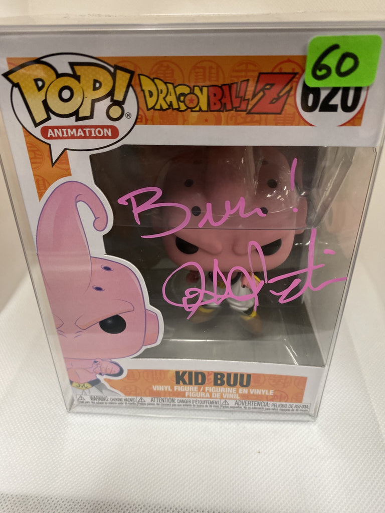 Funko Pop! Dragon Ball Z DBZ Kid Buu Signed Autographed by Josh Martin Buu #620