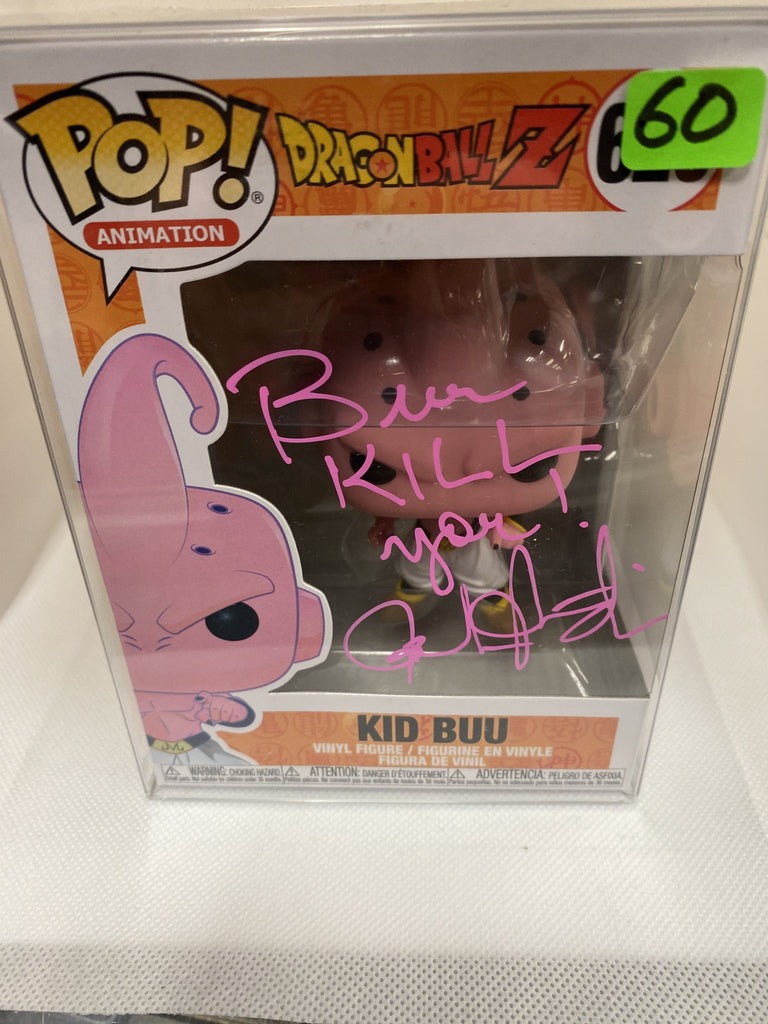 Funko Pop! Dragon Ball Z DBZ Kid Buu Signed Autographed by Josh Martin 