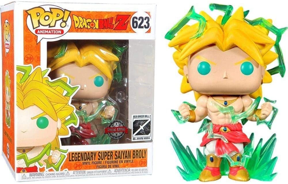 Funko Pop! Dragon Ball Z DBZ Legendary Super Saiyan Broly 6 Inch Special Edition Exclusive #623