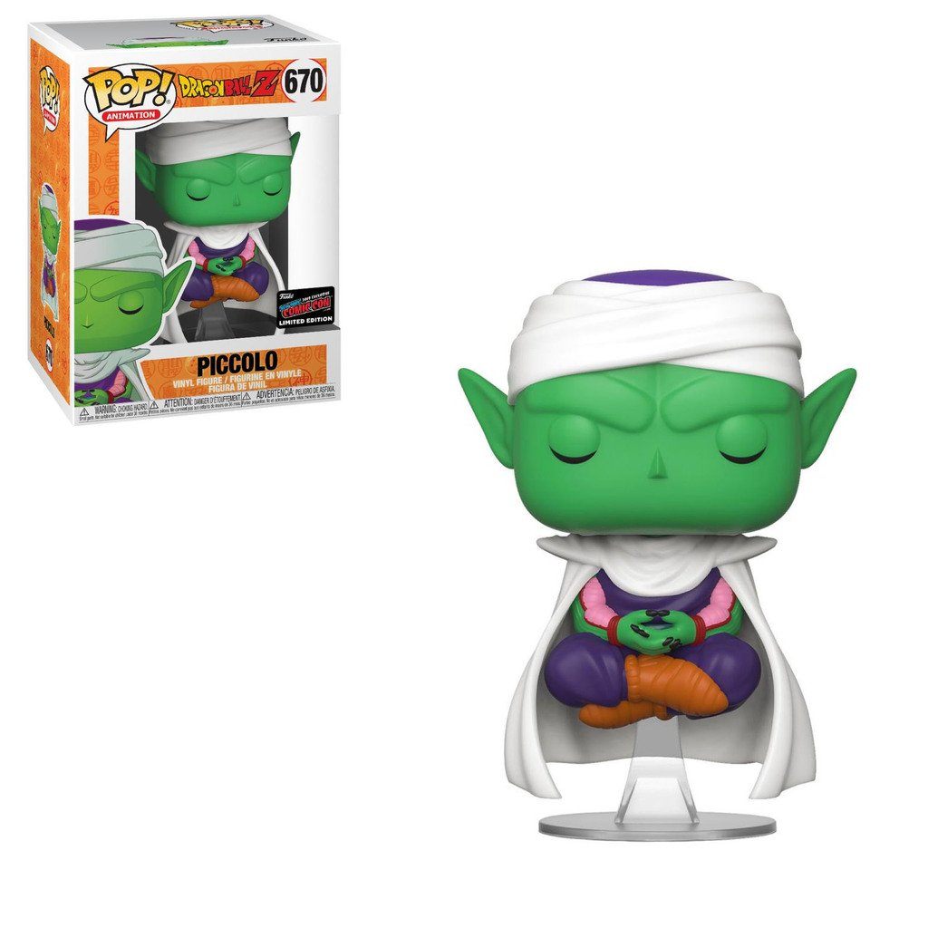 Funko Pop! Dragon Ball Z DBZ Piccolo NYCC Official Sticker Exclusive #670