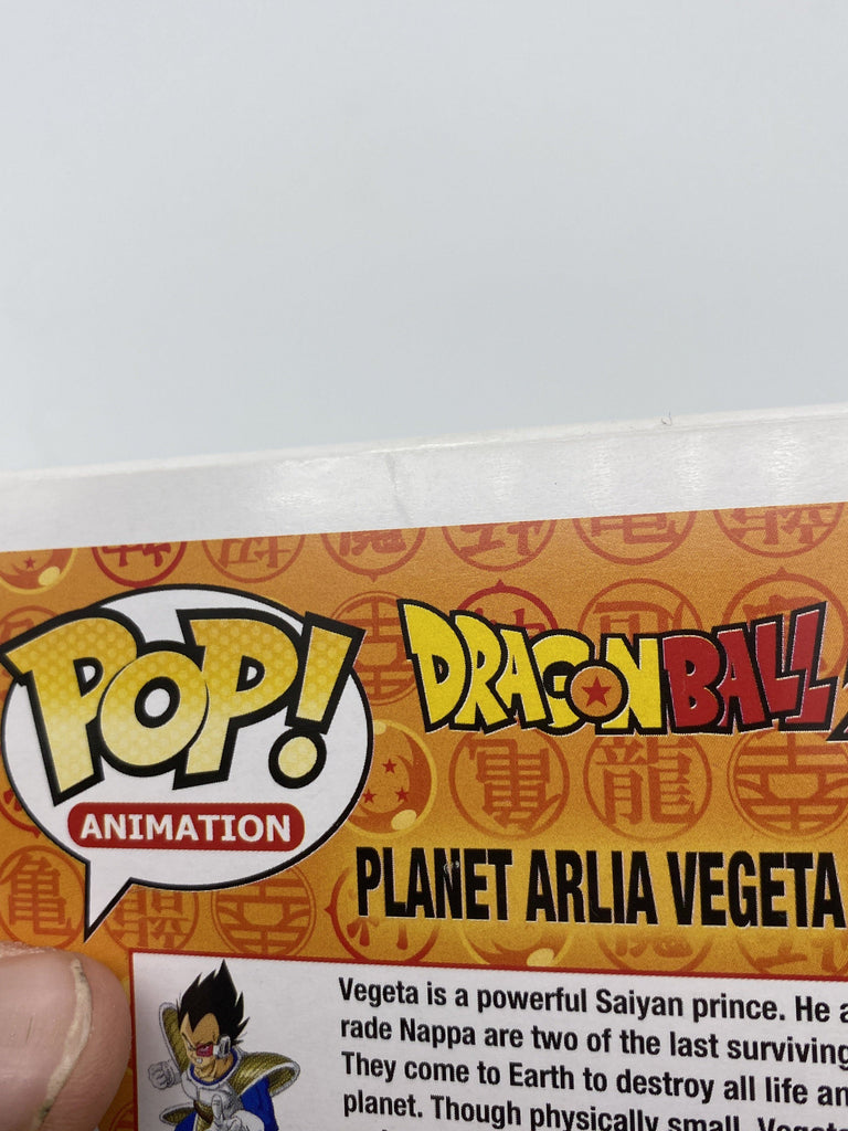 Funko Pop! Dragon Ball Z DBZ Planet Arlia Vegeta NYCC Toy Tokyo Exclusive #10 Funko 