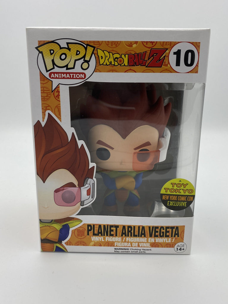 Funko Pop! Dragon Ball Z DBZ Planet Arlia Vegeta NYCC Toy Tokyo Exclusive #10