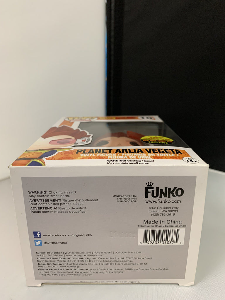 Funko Pop! Dragon Ball Z DBZ Planet Arlia Vegeta NYCC Toy Tokyo Exclusive #10 (See Photos) Funko 