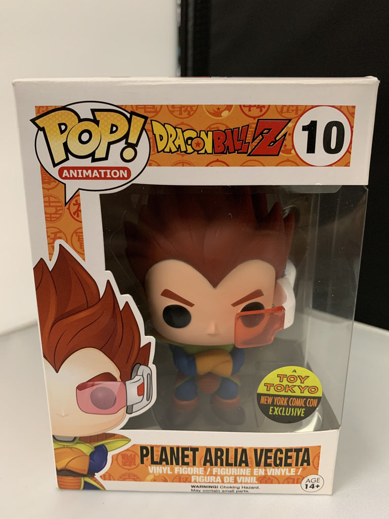 Funko Pop! Dragon Ball Z DBZ Planet Arlia Vegeta NYCC Toy Tokyo Exclusive #10 (See Photos)