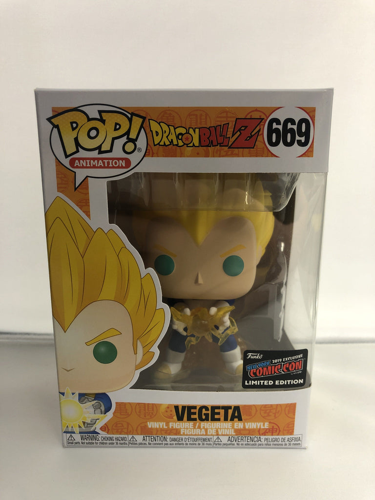 Funko Pop! Dragon Ball Z DBZ Vegeta Final Flash NYCC Exclusive Official Sticker #669