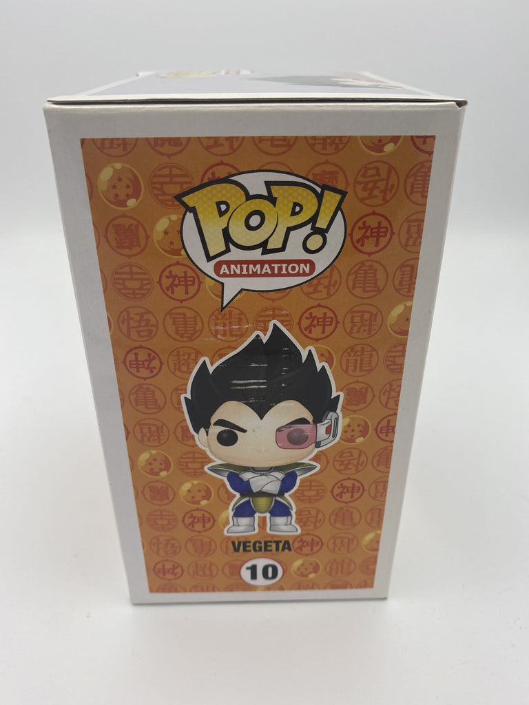 Funko Pop! Dragon Ball Z DBZ Vegeta with Scouter Metallic SDCC Sticker Exclusive #10 (Box Damage) Funko 