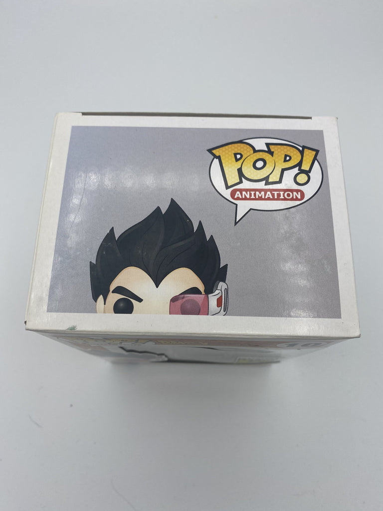 Funko Pop! Dragon Ball Z DBZ Vegeta with Scouter Metallic SDCC Sticker Exclusive #10 (Box Damage) Funko 