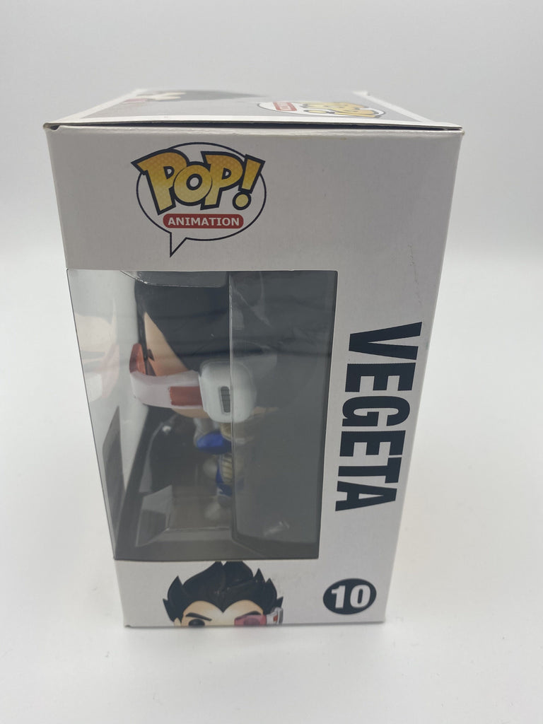 Funko Pop! Dragon Ball Z DBZ Vegeta with Scouter Metallic SDCC Sticker Exclusive #10 (Box Damage) Funko 