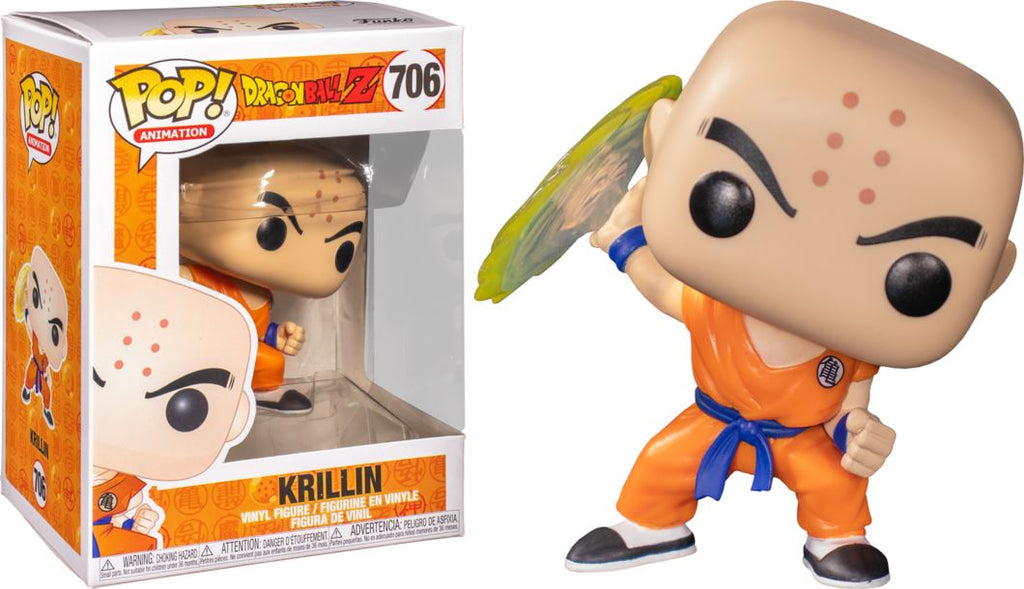 Funko Pop! Dragon Ball Z Krillin with Destructo Disc #706