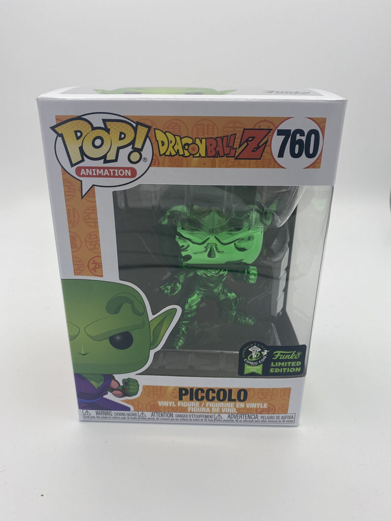Funko Pop! Dragon Ball Z Piccolo Green Chrome Exclusive (Official Sticker) #760