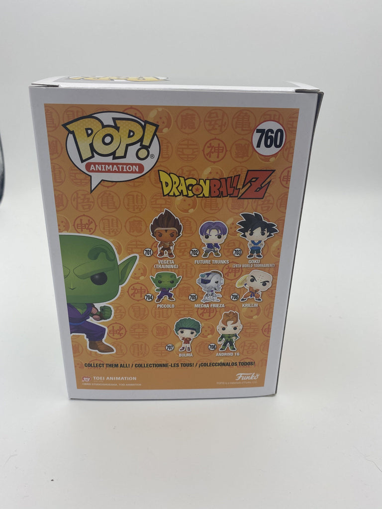 Funko Pop! Dragon Ball Z Piccolo Green Chrome Exclusive (Official Sticker) #760 Funko 