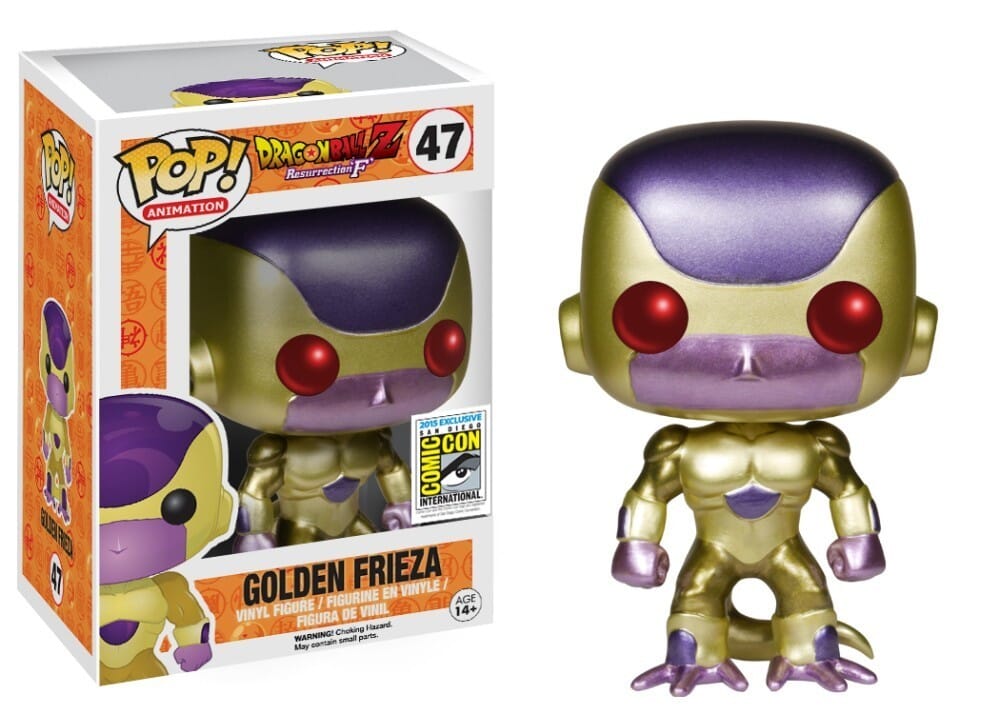 Funko Pop! Dragon Ball Z Resurrection F Golden Frieza Red Eyes Exclusive #47