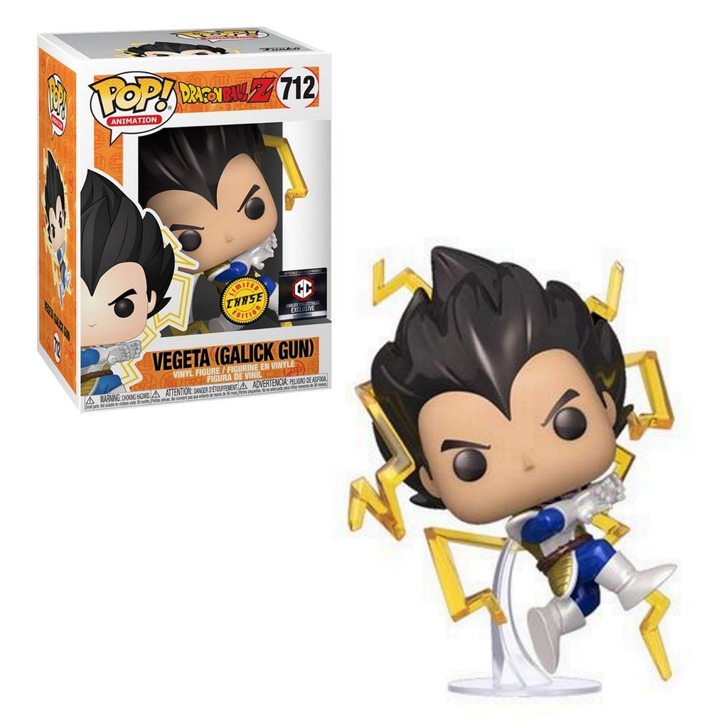 Funko Pop! Dragon Ball Z Vegeta (Galick Gun) Metallic Chase Exclusive #712