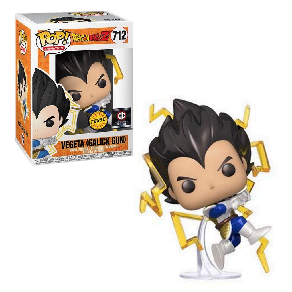 Funko Pop! Dragon Ball Z Vegeta (Galick Gun) Metallic Chase Exclusive #712 (w/pop protector) Dragon Ball Z Funko 