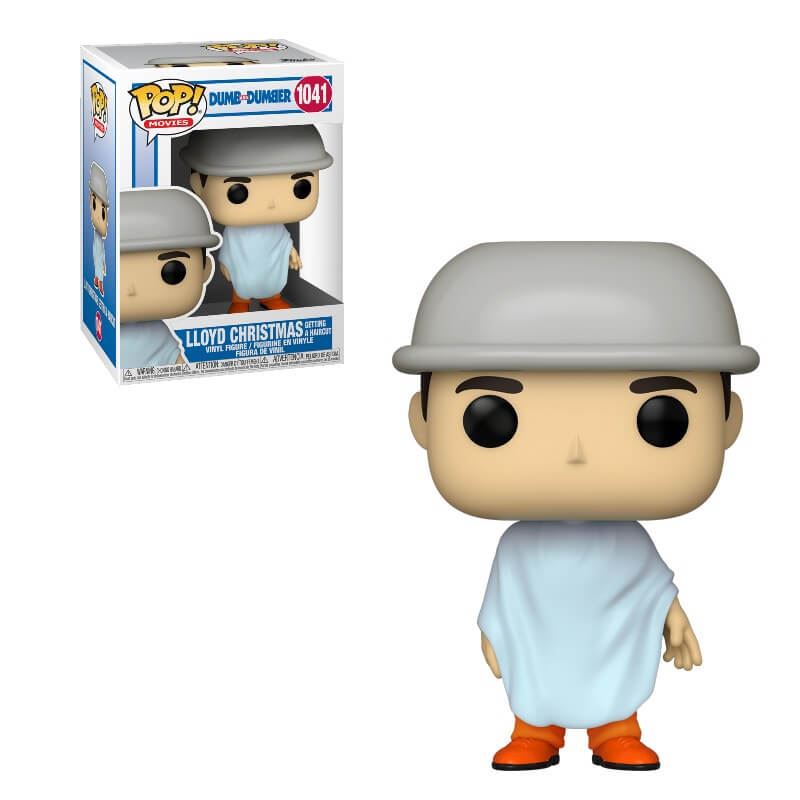 Funko Pop! Dumb and Dumber Lloyd Christmas Getting a Haircut #1041