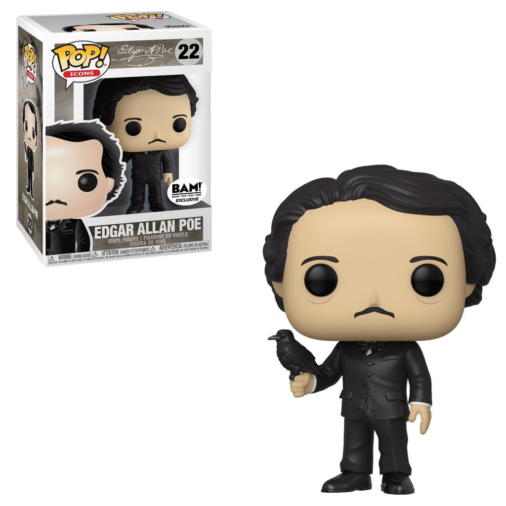 Funko Pop! Edgar Allan Poe with Raven Exclusive #22