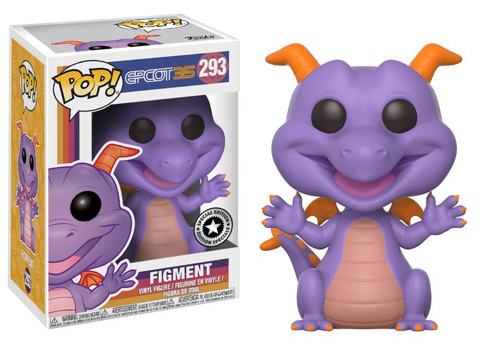 Funko Pop! Epcot 35 Figment Exclusive #293 