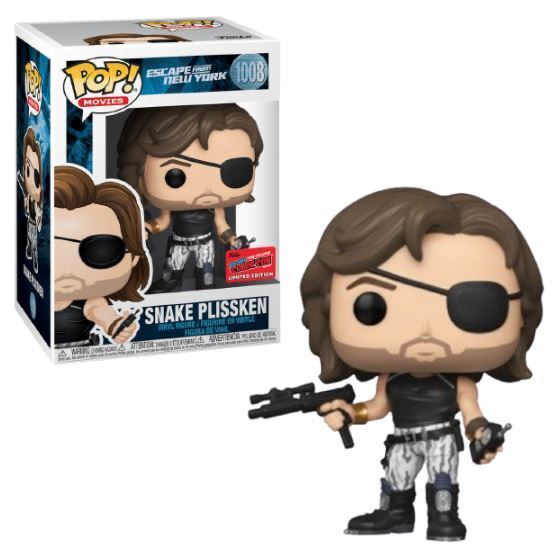 Funko Pop! Escape From New York Snake Plissken (NYCC Official Sticker) (1,000 PCS) Exclusive #1008