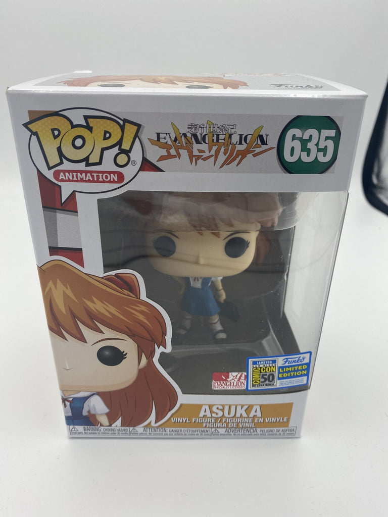 Funko Pop! Evangelion Asuka Official Sticker Exclusive #635 (Shelf Wear)