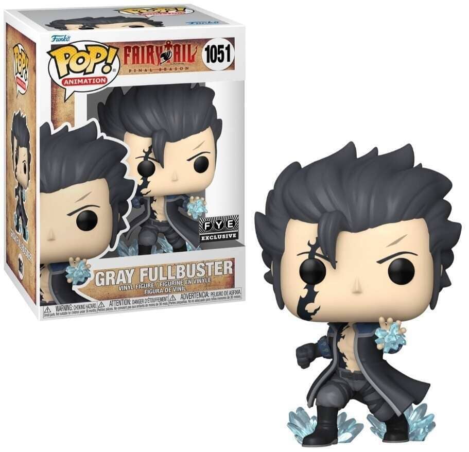 Funko Pop! Fairy Tail Gray Fullbuster Exclusive #1051