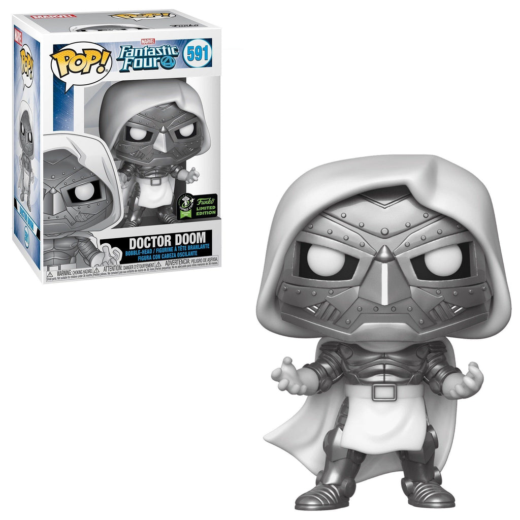Funko Pop! Fantastic Four Doctor Doom (God Emperor) ECCC (Official Sticker) Exclusive #591