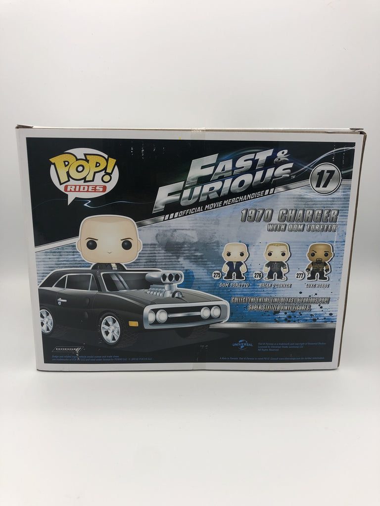 Funko Pop! Fast and Furious 1970 Charger with Dom Toretto #17 (Light Box Damage) Funko 