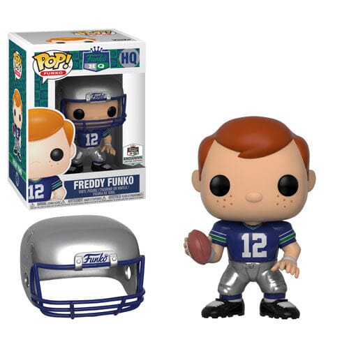 Funko Pop! Football Freddy Funko (Throwback) Funko HQ Exclusive 