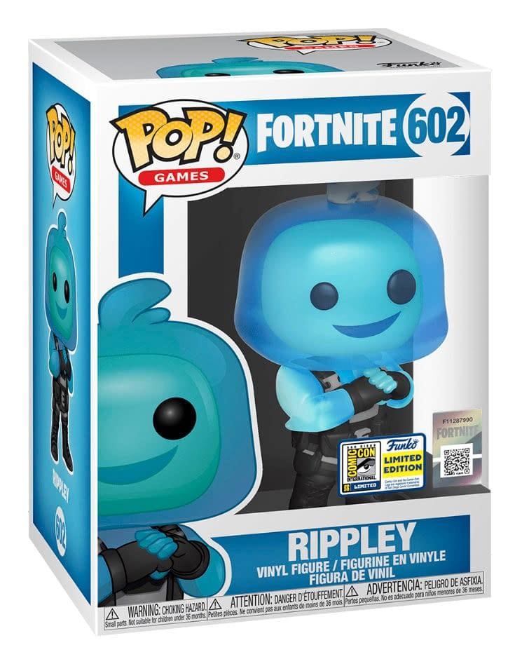 Funko Pop! Fortnite Rippley SDCC (Official Sticker) Exclusive #602