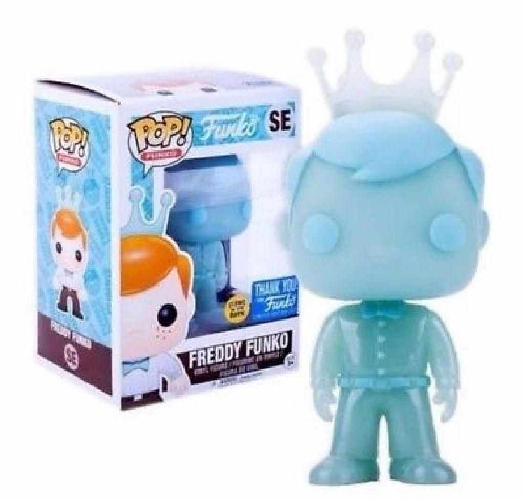 Funko Pop! Freddy Funko Blue Glow (GID) Thank You Exclusive 