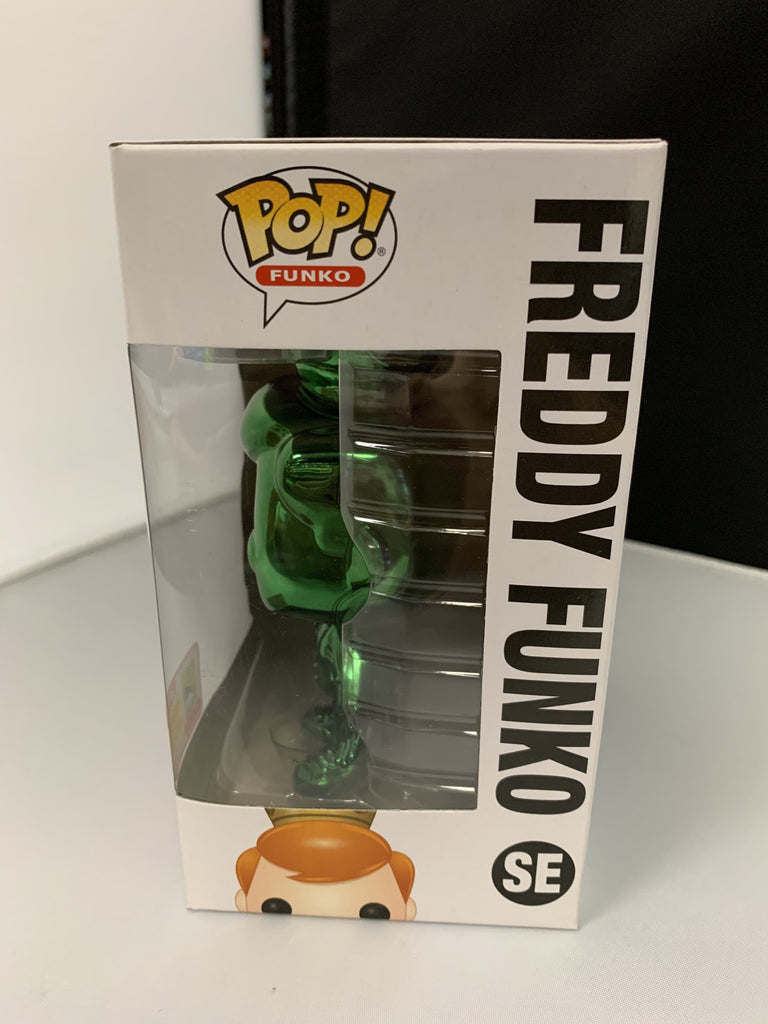 Funko Pop! Freddy Funko Green Chrome Funko Fundays Exclusive 1000 Pcs (Light Damage) Funko 