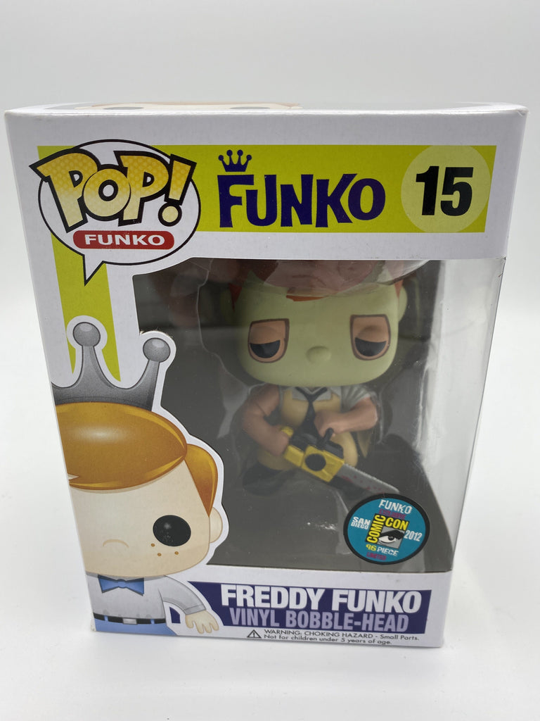 Funko Pop! Freddy Funko Leatherface SDCC 2012 Exclusive (Limited to 96 pcs) #15 (Light Box Damage)