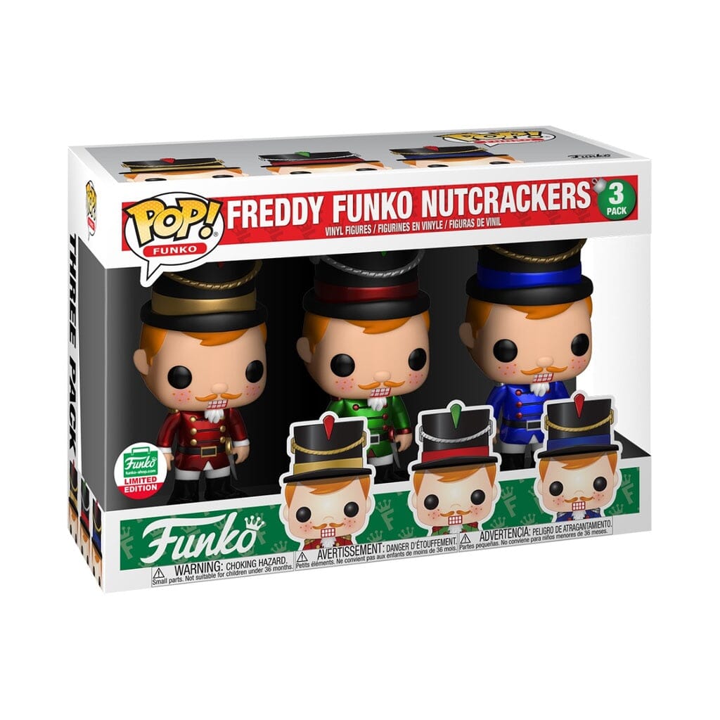 Funko Pop! Freddy Funko Nutcrackers Exclusive 3-Pack