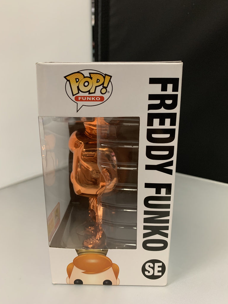 Funko Pop! Freddy Funko Orange Chrome Funko Fundays Exclusive 1000 Pcs (Light Damage) Funko 