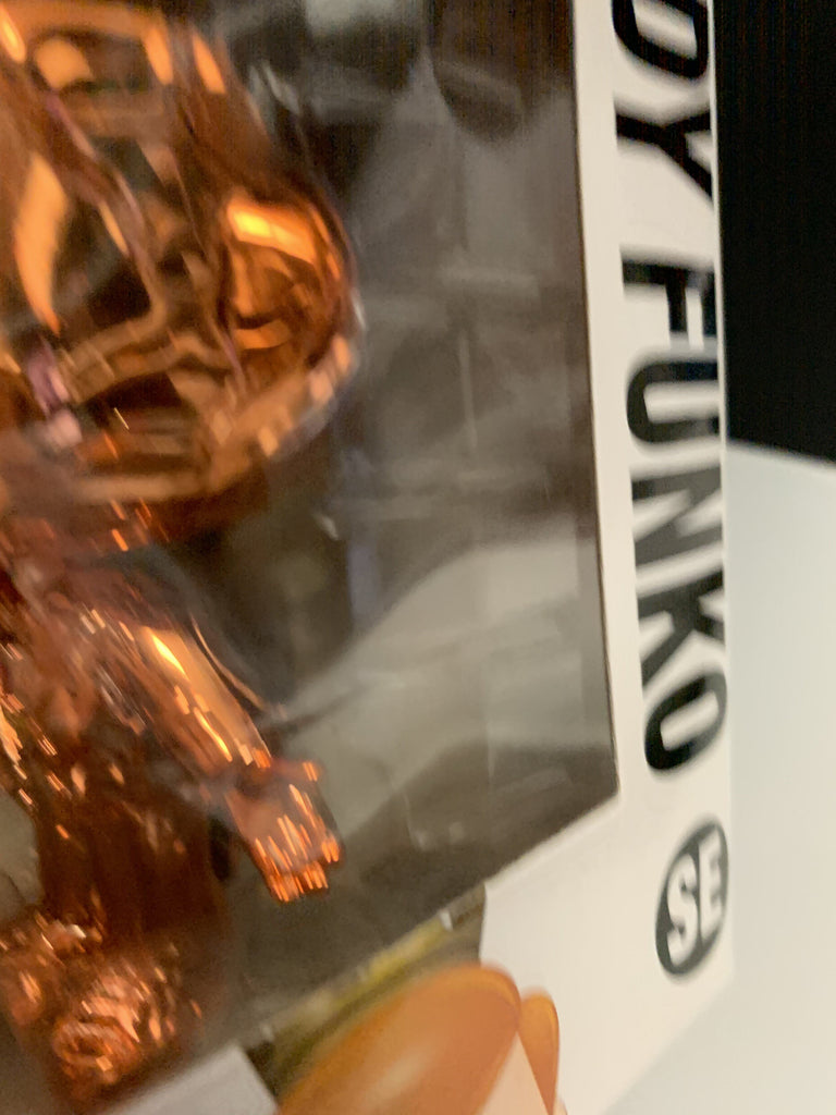Funko Pop! Freddy Funko Orange Chrome Funko Fundays Exclusive 1000 Pcs (Light Damage) Funko 
