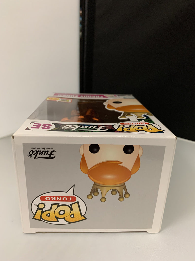 Funko Pop! Freddy Funko Orange Chrome Funko Fundays Exclusive 1000 Pcs (Light Damage) Funko 