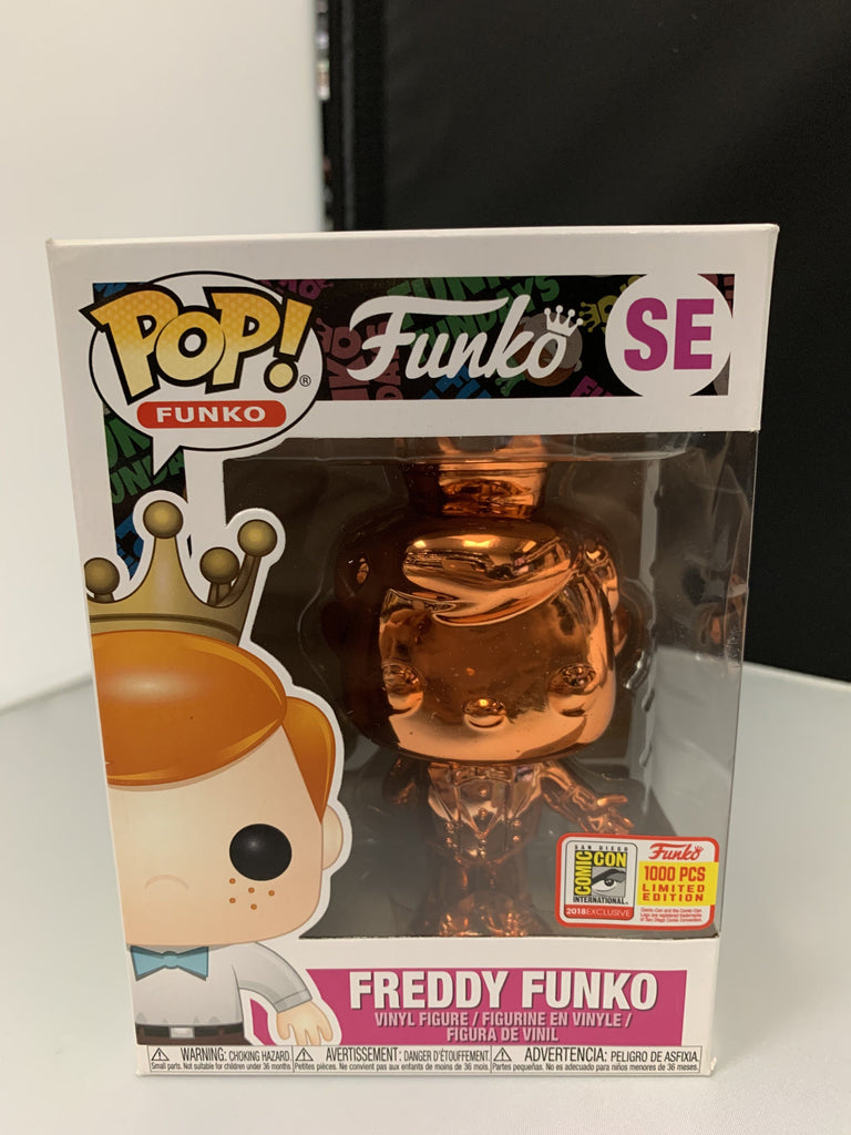 Funko Pop! Freddy Funko Orange Chrome Funko Fundays Exclusive 1000 Pcs (Light Damage)